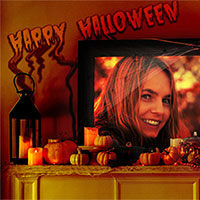 Photo effect - Happy Halloween decorations