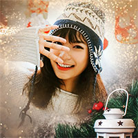 Photo effect - Christmas Joy