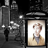 Photo effect - Bus Stop Lights