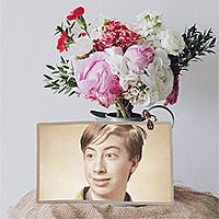 Photo effect - Flowers in white tones
