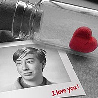Photo effect - Secret love message