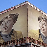 Photo effect - Two Ads On The Building