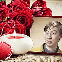 Photo effect - Valentines Day roses