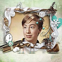 Photo effect - Winter Frame