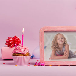 Photo effect - Birthday party photo