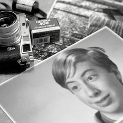 Photo effect - Reality of the black-white photo