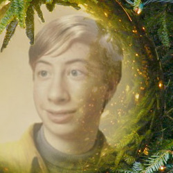Photo effect - Decorations on Christmas tree