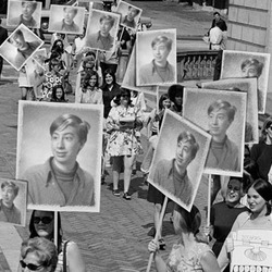 Photo effect - Symbol of women demonstration