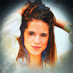 Photo effect - Dissolve in a night sky