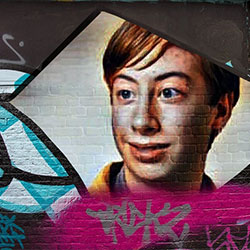 Photo effect - Graffiti as an artwork