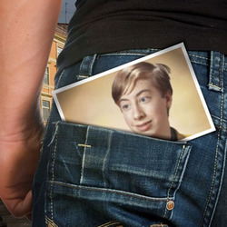 Photo effect - Photo in the pocket