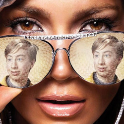 Photo effect - Charming look of Jennifer Lopez