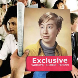 Photo effect - On the cover of magazine