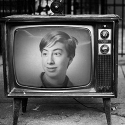 Photo effect - Picture in the old tv set