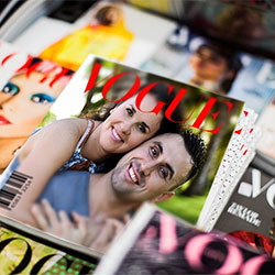 Photo effect - On the cover of Vogue magazine