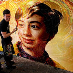 Photo effect - Paint with a smile