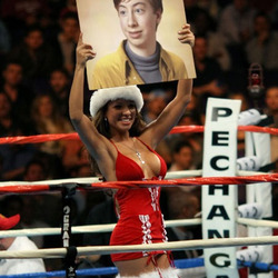 Photo effect - Attractive ring girl