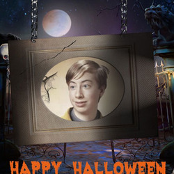 Photo effect - Scary? It's Halloween!