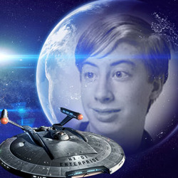 Photo effect - Starship enterprise is ready for mission