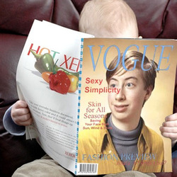 Photo effect - On the cover of Vogue magazine