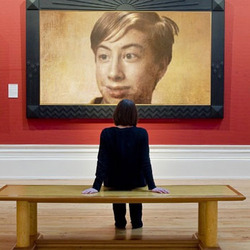 Photo effect - You are exposed in museum