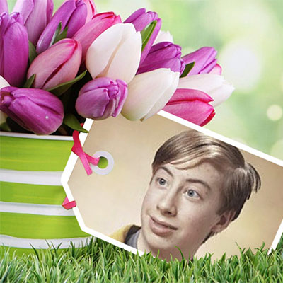 Photo effect - Beautiful tulips for you