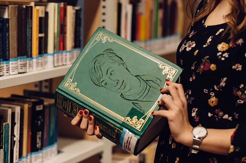 Photo effect - Classical literature. Book cover