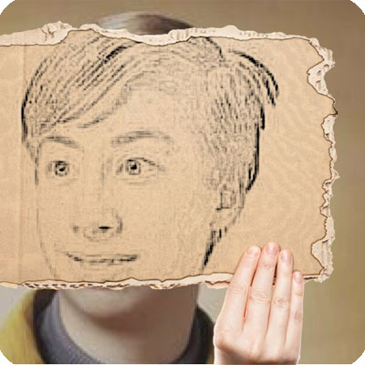 Photo effect - Hidden from reality