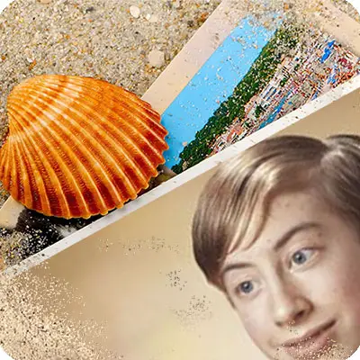 Photo effect - Feeling the sea breeze
