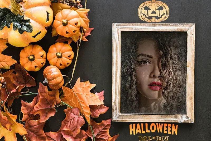 Photo effect - Halloween. Trick or treat
