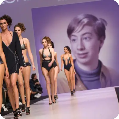 Photo effect - Image on the fashion show