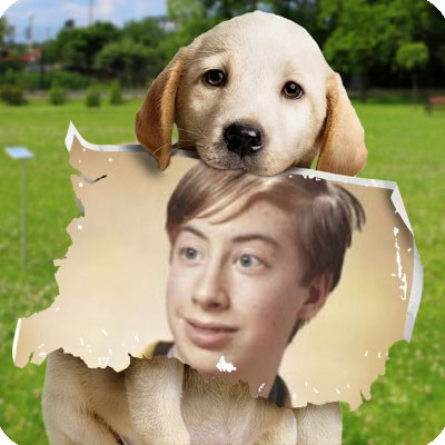 Photo effect - Marley. The cutest puppy