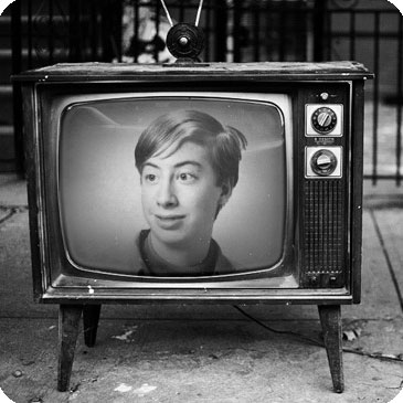 Photo effect - Picture in the old tv set