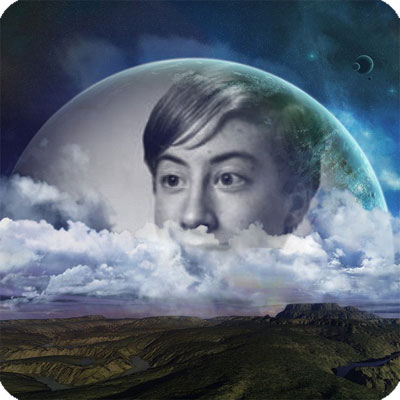 Photo effect - Unreal planet on the horizon