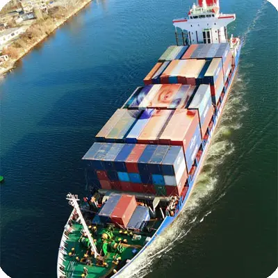 Photo effect - Transport ship at anchorage