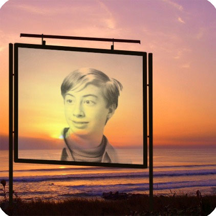 Photo effect - Looking on the magic of sunset