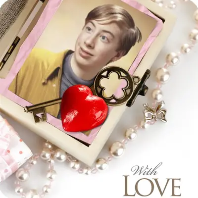 Photo effect - Key from my heart